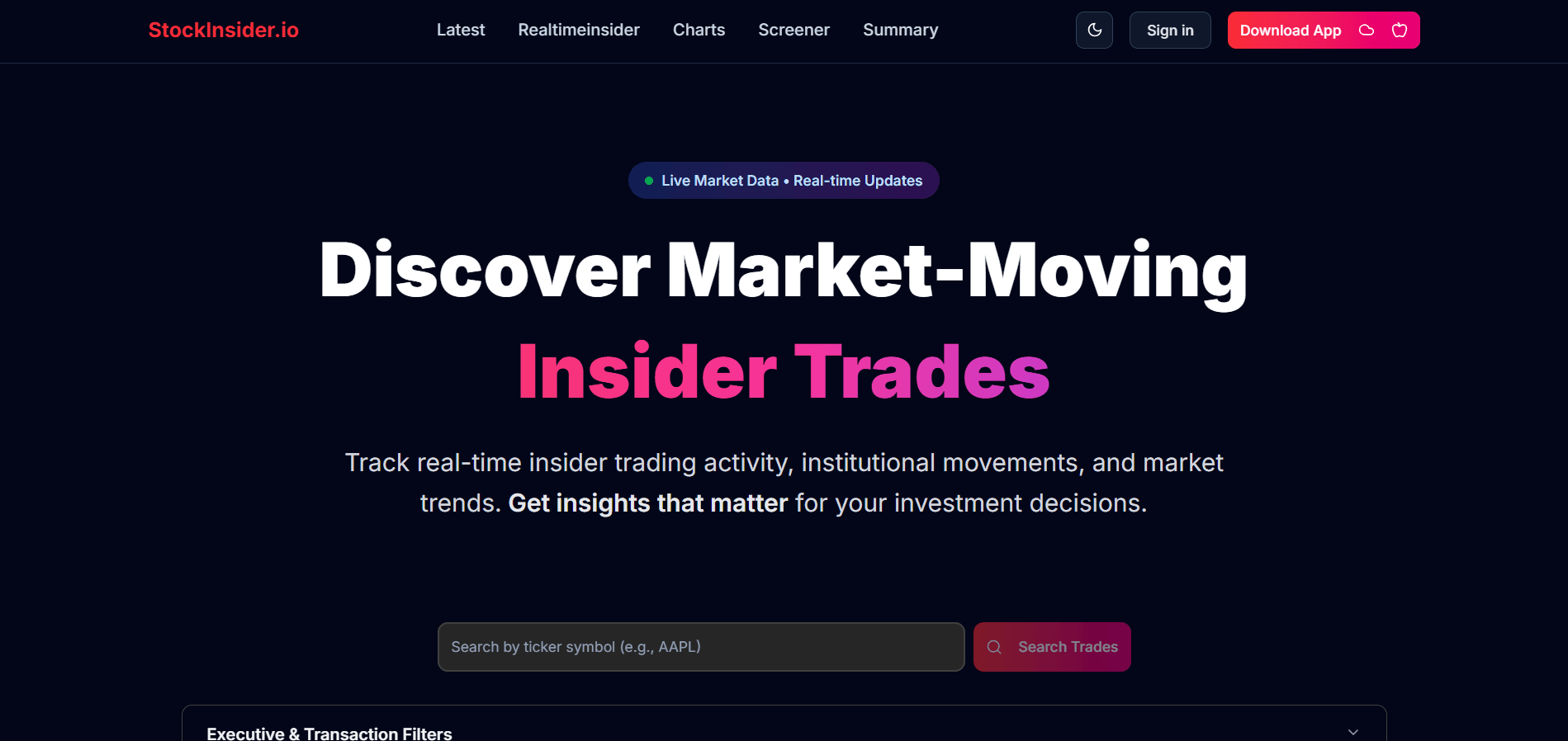 StockInsider.io